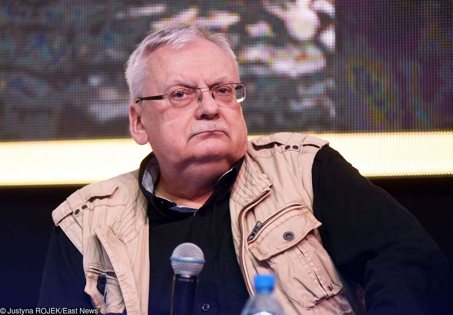 Andrzej Sapkowski podczas Warsaw Comic Con 2018
