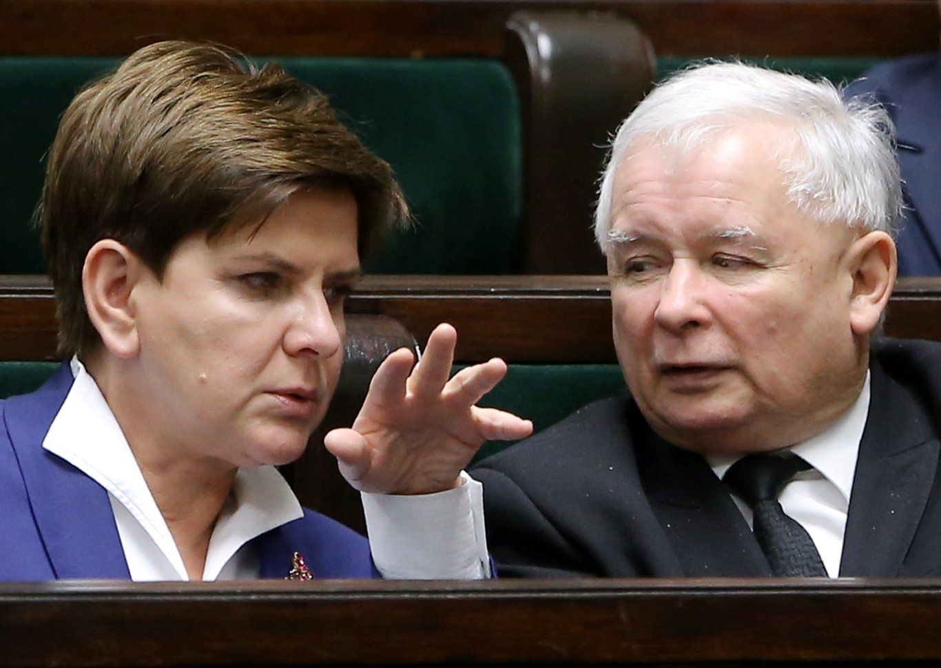 Beata Szydło i Jarosław Kaczyński