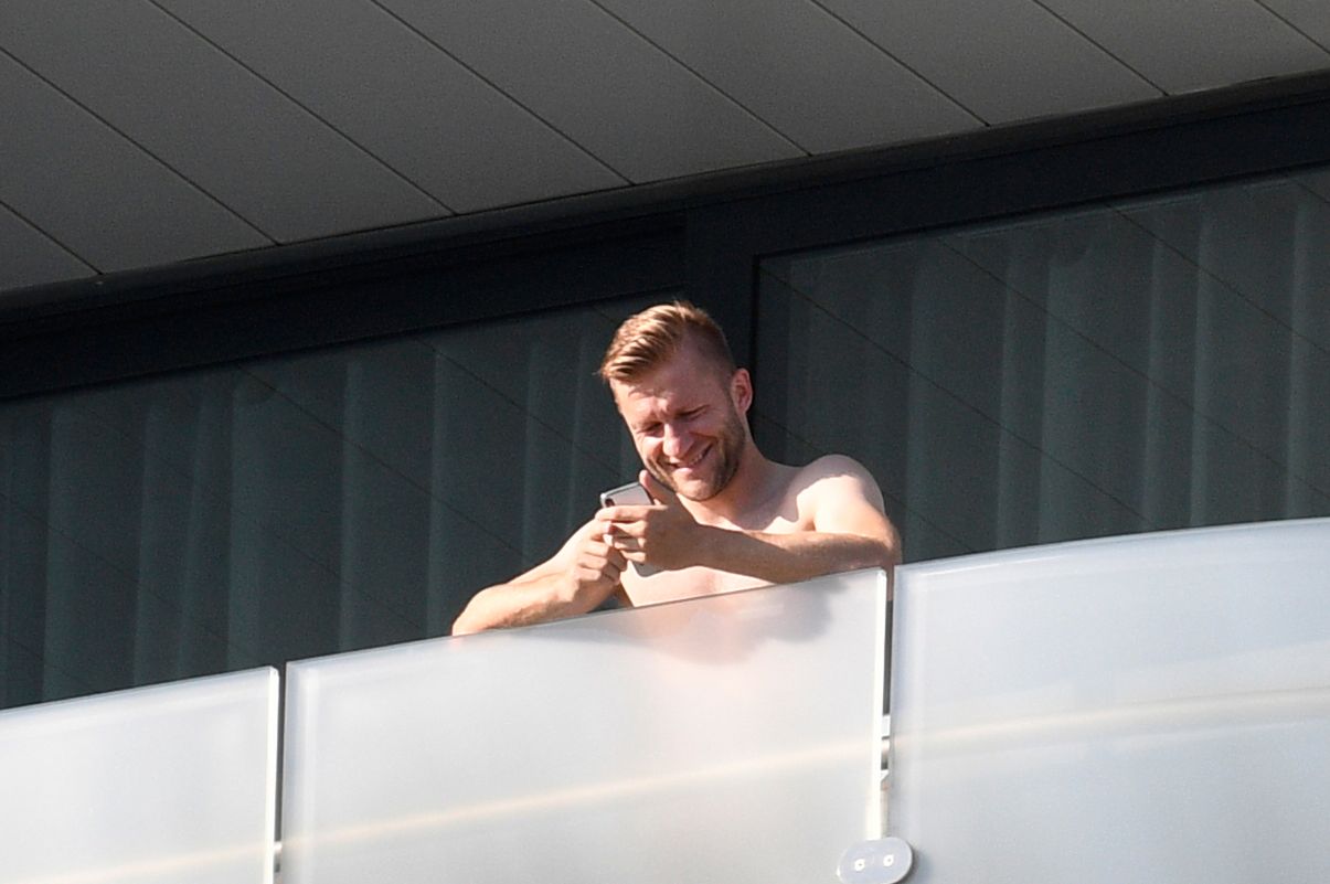 Jakub Błaszczykowski przyłapany na balkonie 