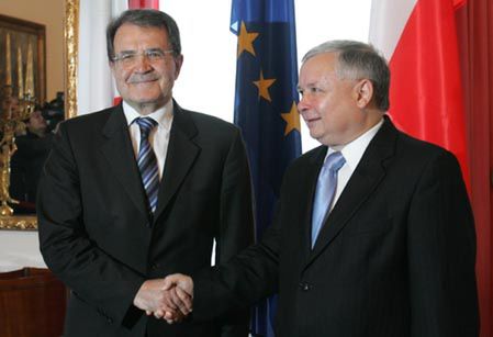 Romano Prodi spotkał się z premierem Kaczyńskim