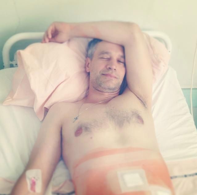 Michał Żebrowski trafił do szpitala