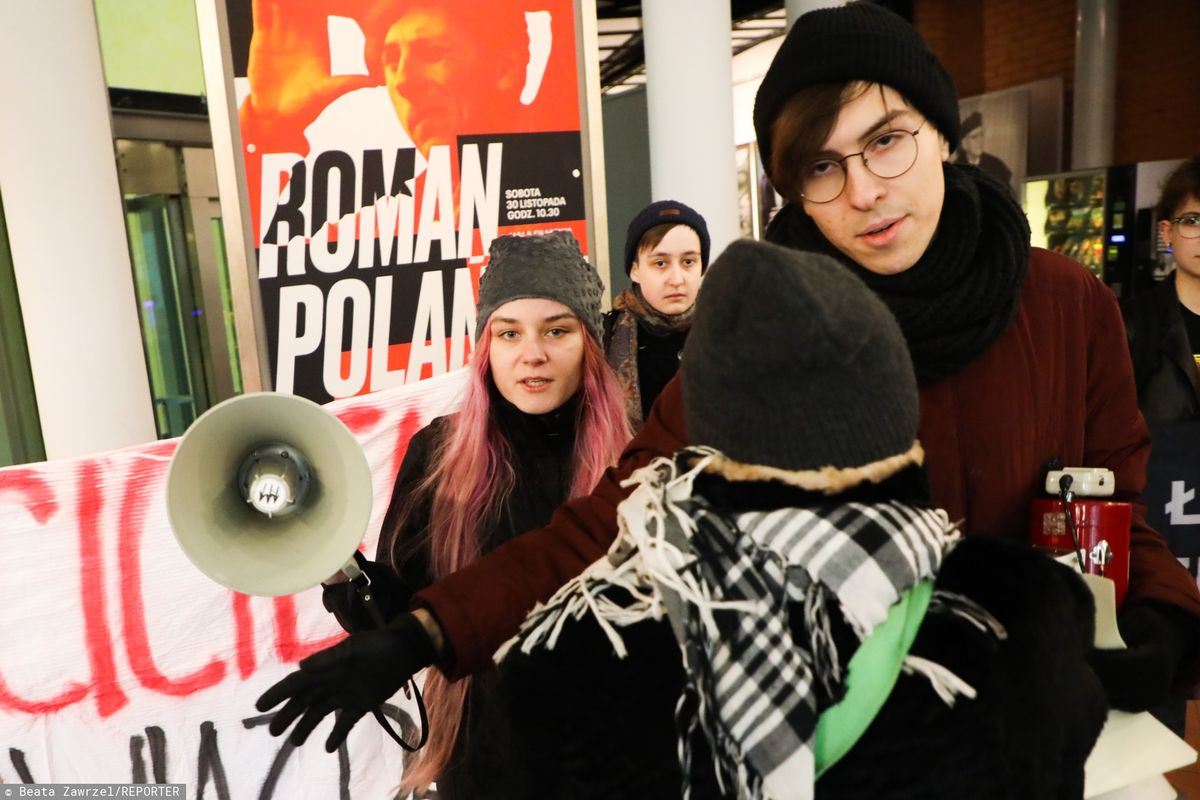 Protestowali przeciwko Polańskiemu. Trafią przed sąd