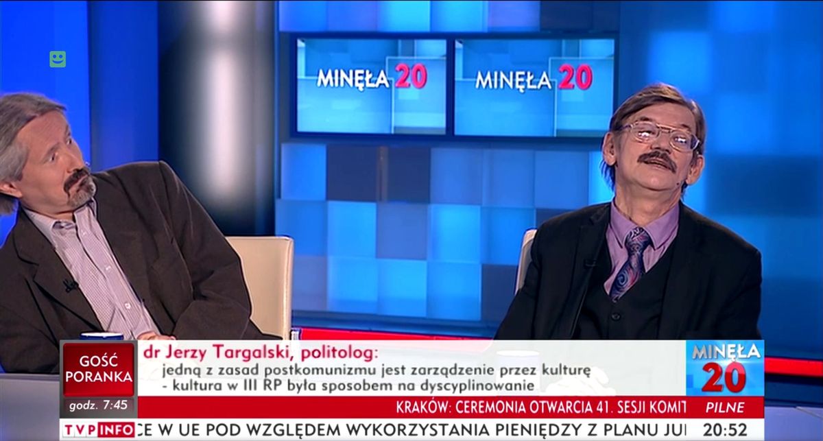 Jerzy Targalski mówi w TVP Info o "złogach" na uczelniach. Bezcenna reakcja Rafała Chwedoruka