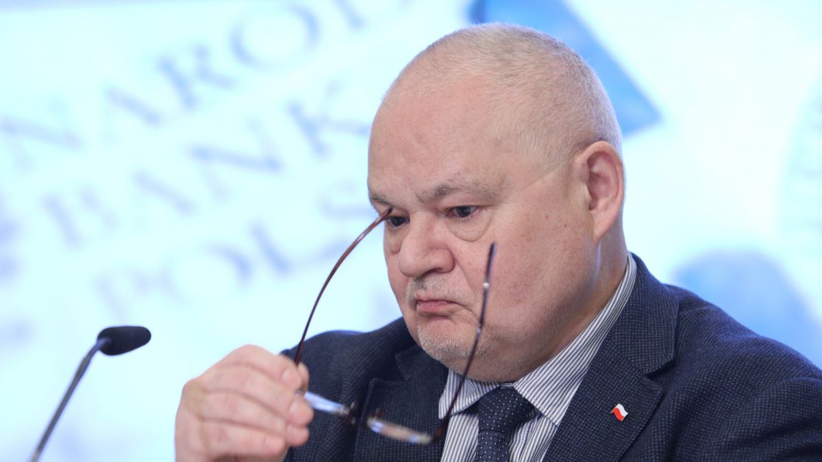Prezes NBP Adam Glapiński.