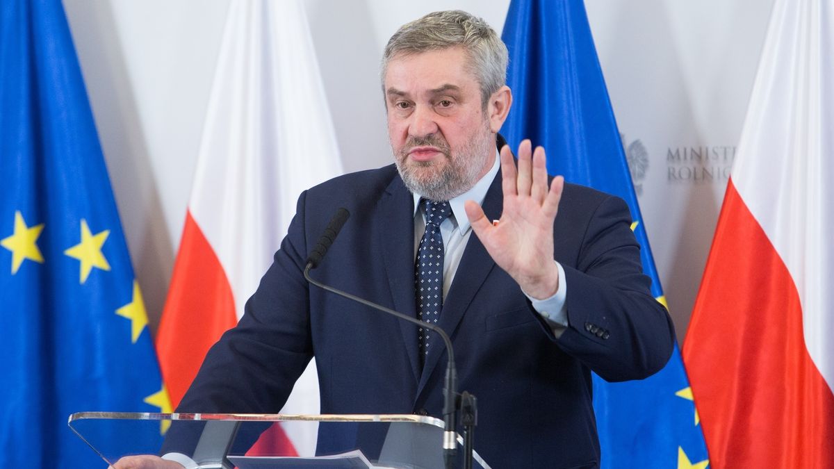 Jan Krzysztof Ardanowski, minister rolnictwa.