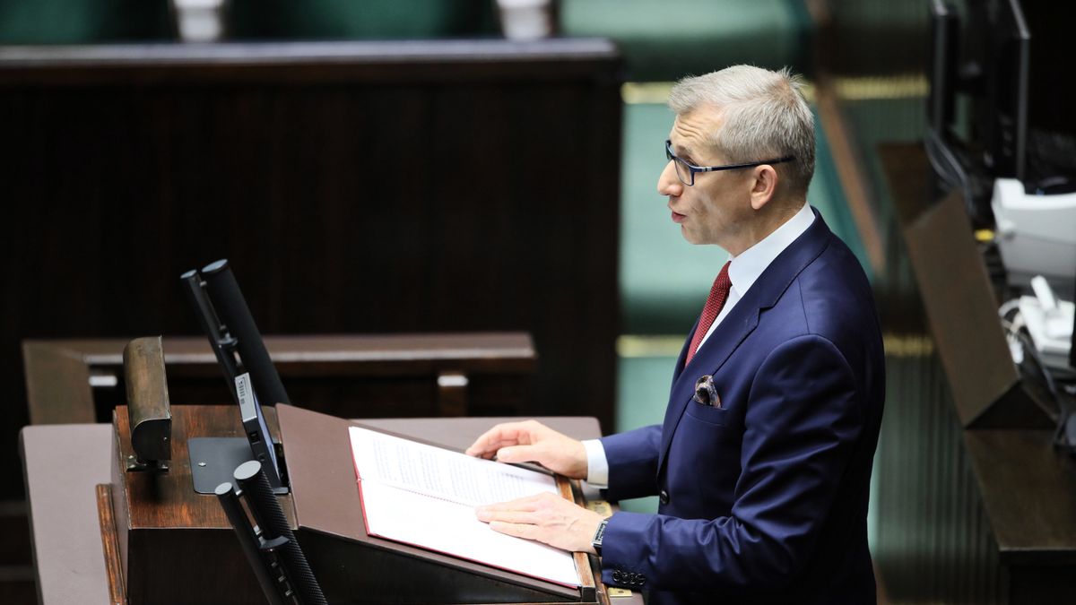 Krzysztof Kwiatkowski z mównicy sejmowej ocenił rząd