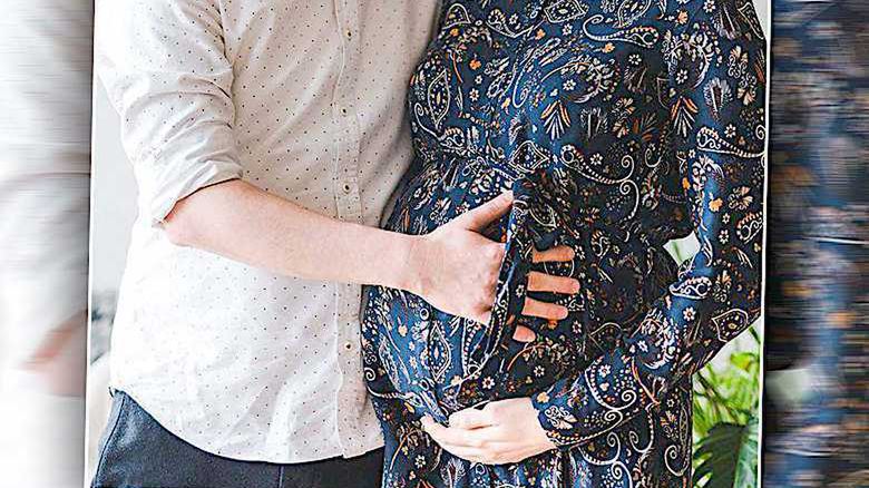 Grzegorz Łapanowski, ciąża żony