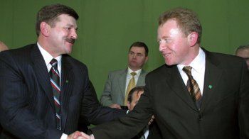 Jarosław Kalinowski i Janusz Wojciechowski