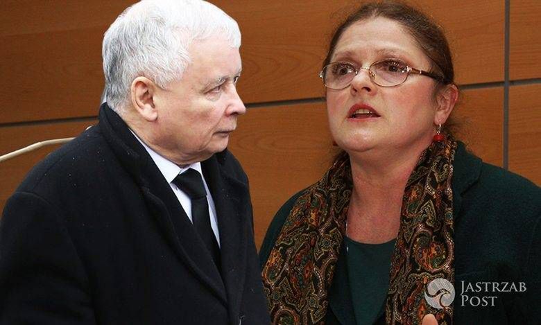 Krystyna Pawłowicz i Jarosław Kaczyński