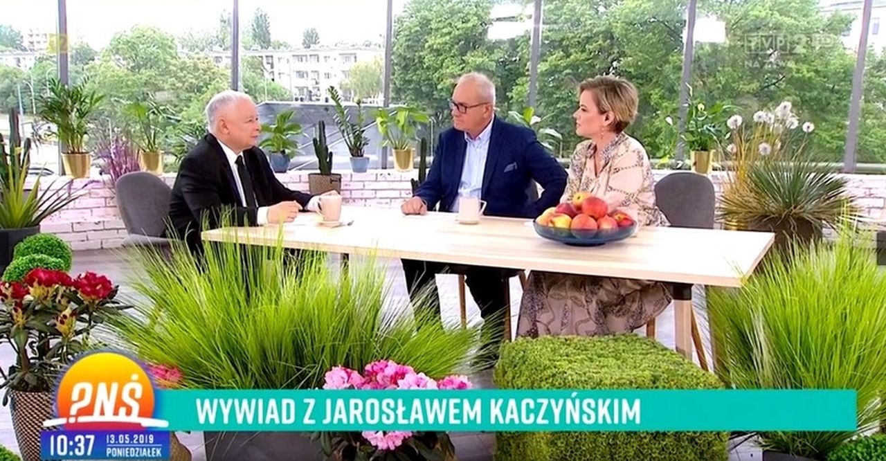 Prowadzili wywiad z Jarosławem Kaczyńskim. Michał Olszański się tłumaczy