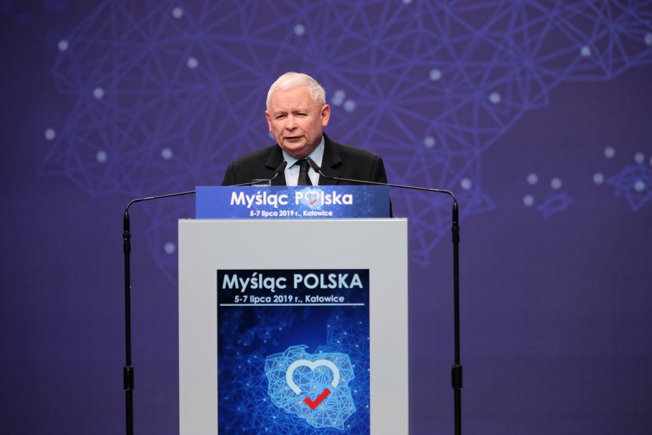 NA ŻYWO Jarosław Kaczyński na kongresie PiS w Katowicach