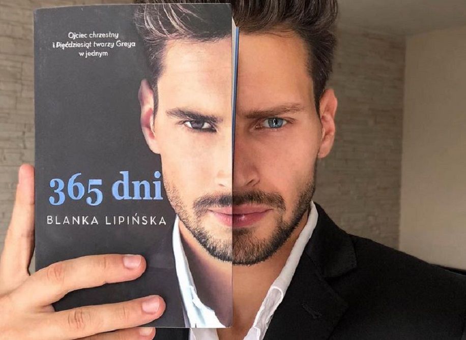 Polski Christian Grey. To on jest na okładce "365 dni" Blanki Lipińskiej