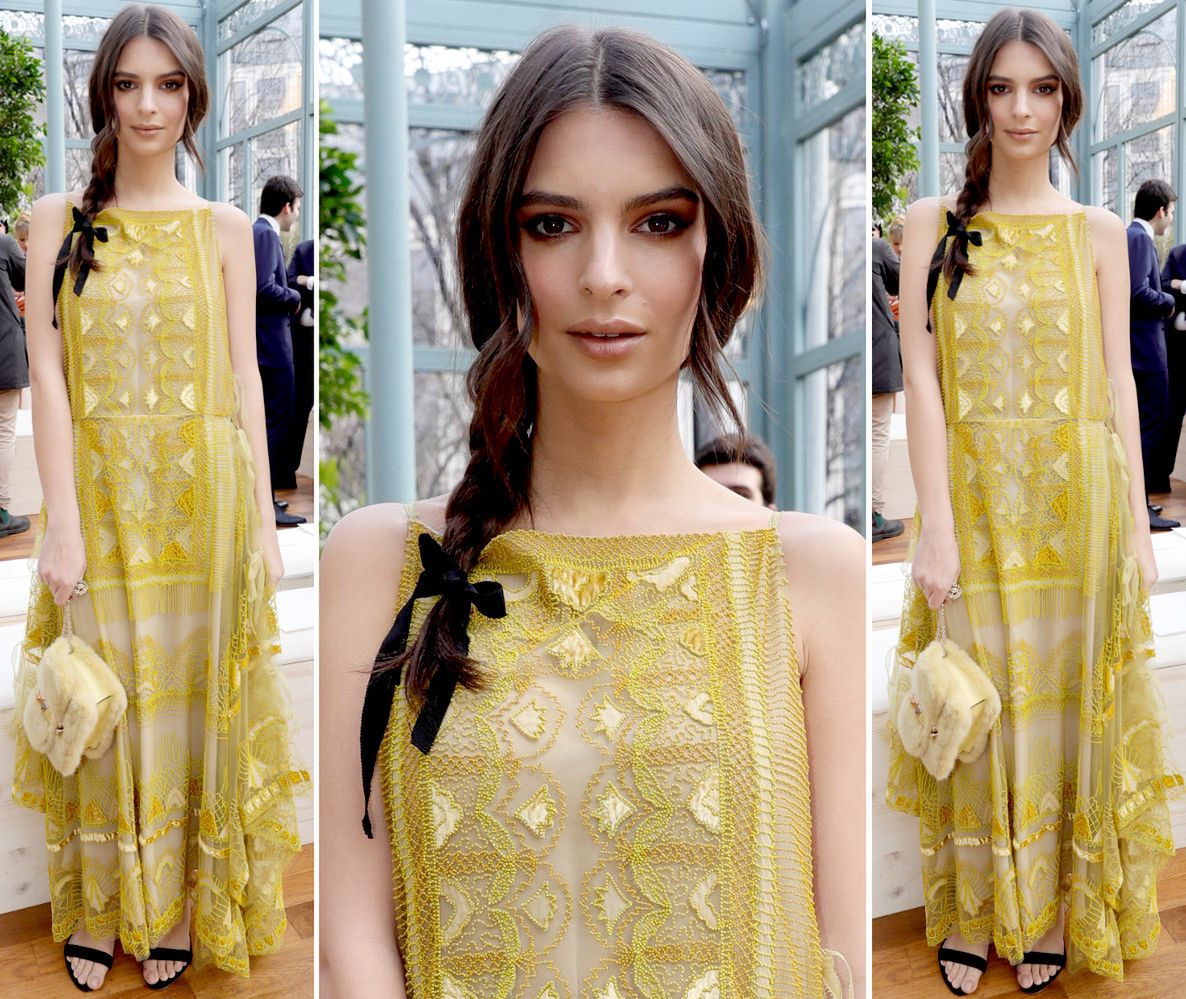 LOOK OF THE DAY: Emily Ratajkowski w sukni Valentino