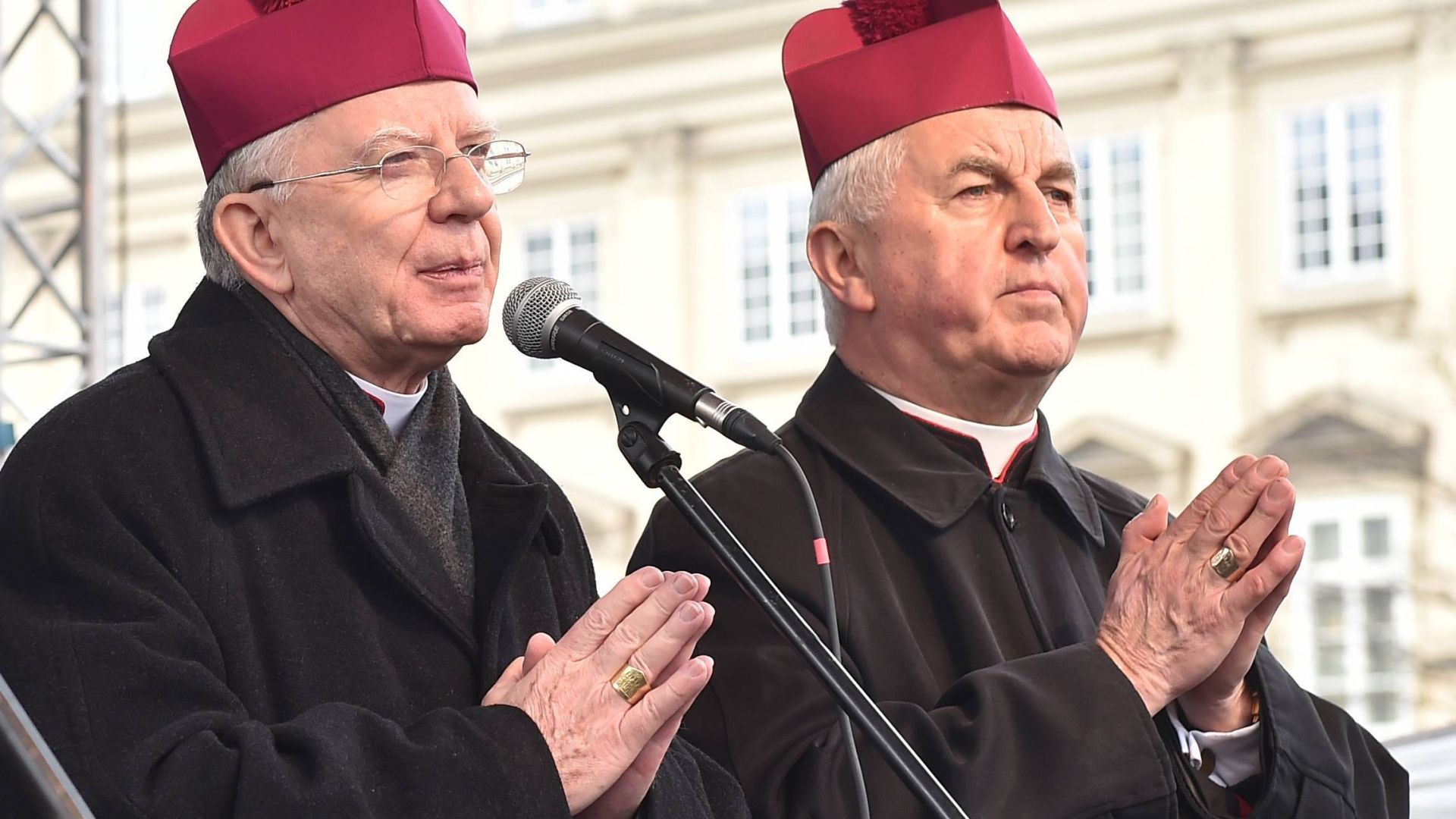 Abp Marek Jędraszewski i bp Jan Szkodoń