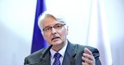 Mocne komentarze po słowach Waszczykowskiego. "Wbrew polskiej racji stanu"