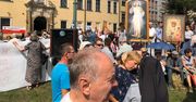 Demonstracja w obronie abp. Marka Jędraszewskiego. Mówił o "tęczowej zarazie"