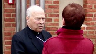 Abp Gocłowski w rozmowie z dziennikarzami