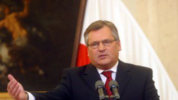 Prezydent podczas konferencji