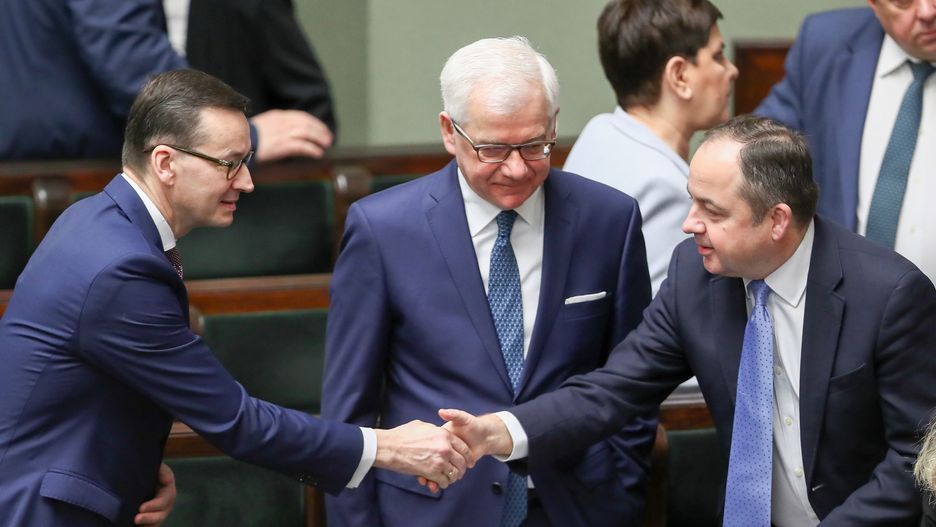 Mateusz Morawiecki, Jacek Czaputowicz, Konrad Szymański