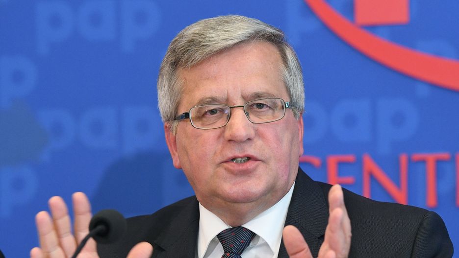 Bronisław Komorowski ogłosił, że poprze ewentualną kandydaturę Donalda Tuska
