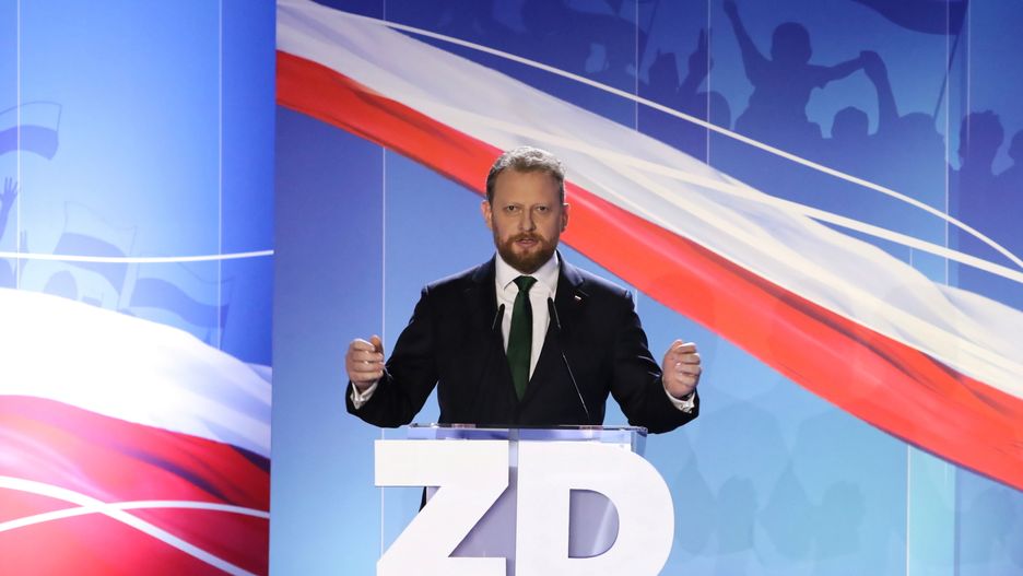 Minister zdrowia Łukasz Szumowski przypomniał podczas konwencji sprawę Angeliny Jolie
