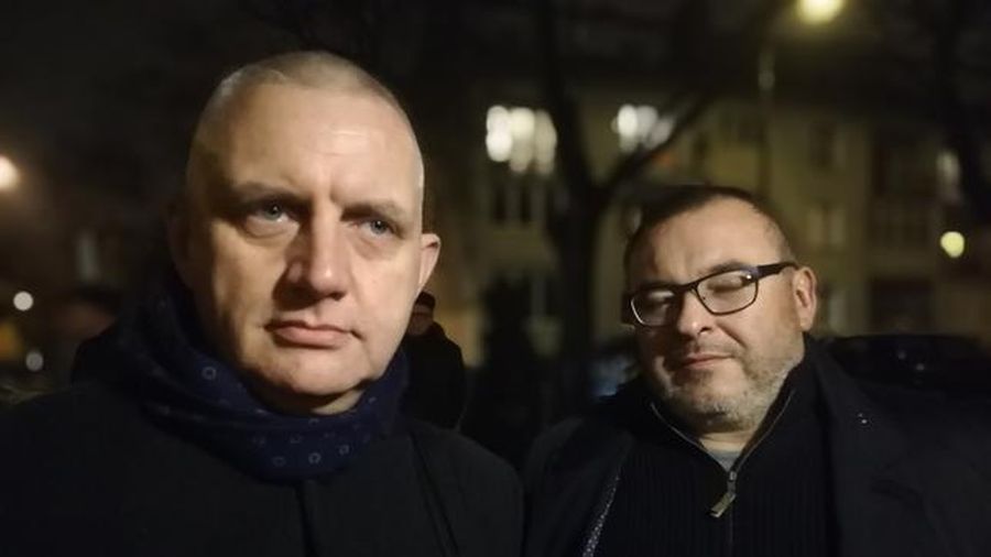Marek Lisiński (z lewej) z Fundacji Nie Lękajcie Się chce stworzenia Komisji Prawdy i Zadośćuczynienia 