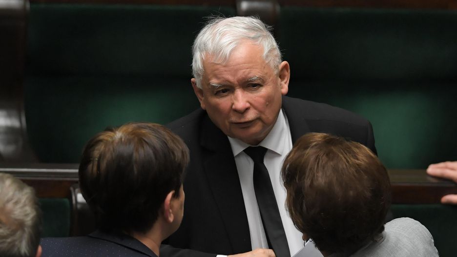 Prezes PiS, Jarosław Kaczyński.
