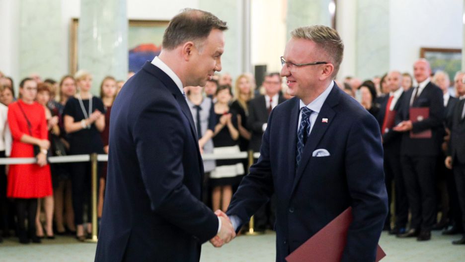 Krzysztof Szczerski jest jednym z naukowców, którym Andrzej Duda wręczył nominacje profesorskie