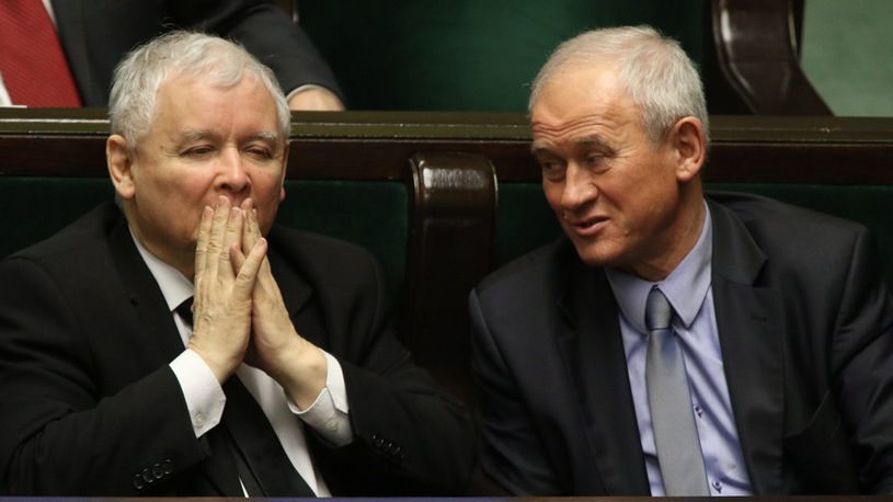 Jarosław Kaczyński i Krzysztof Tchórzewski