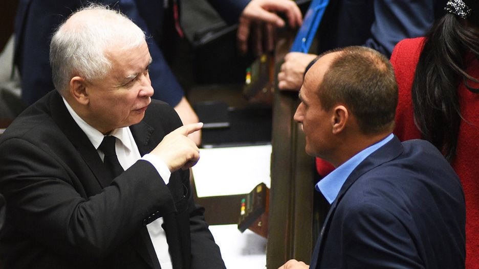 Jarosław Kaczyński i Paweł Kukiz