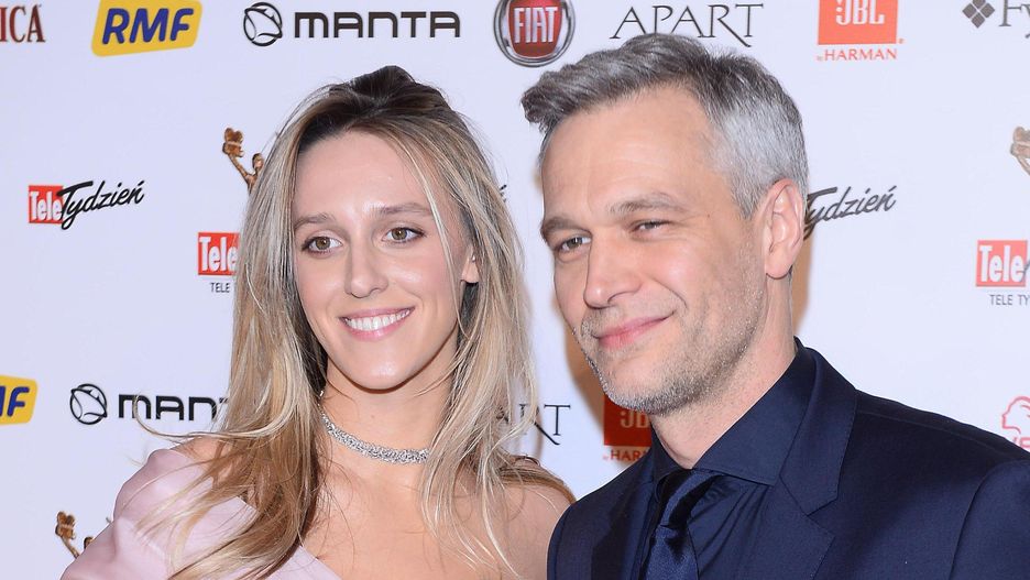 Michał Żebrowski i jego żona Aleksandra Żebrowska w 2018 roku