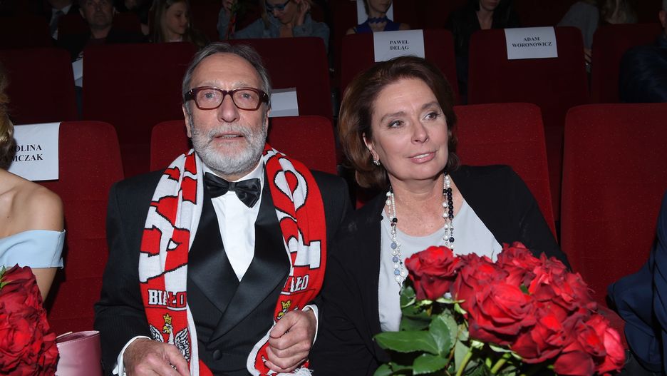 Jan i Małgorzata Kidawa-Błońscy na pokazie filmu "Gwiazdy"