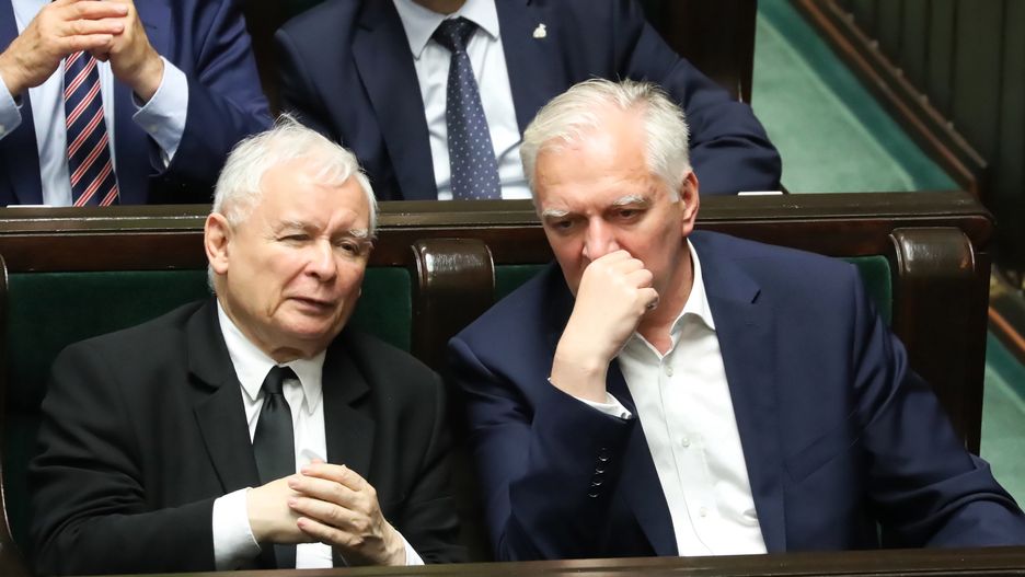 Jarosław Kaczyński i Jarosław Gowin