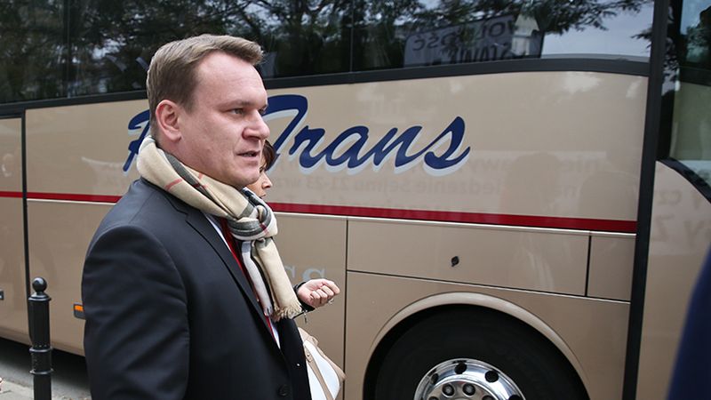 Poseł PiS Dominik Tarczyński