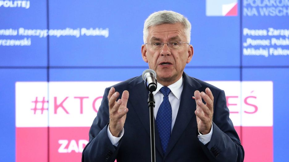 Marszałek Senatu Stanisław Karczewski nazwał autorów listu do Donalda Trumpa "oderwanymi od rzeczywistości"
