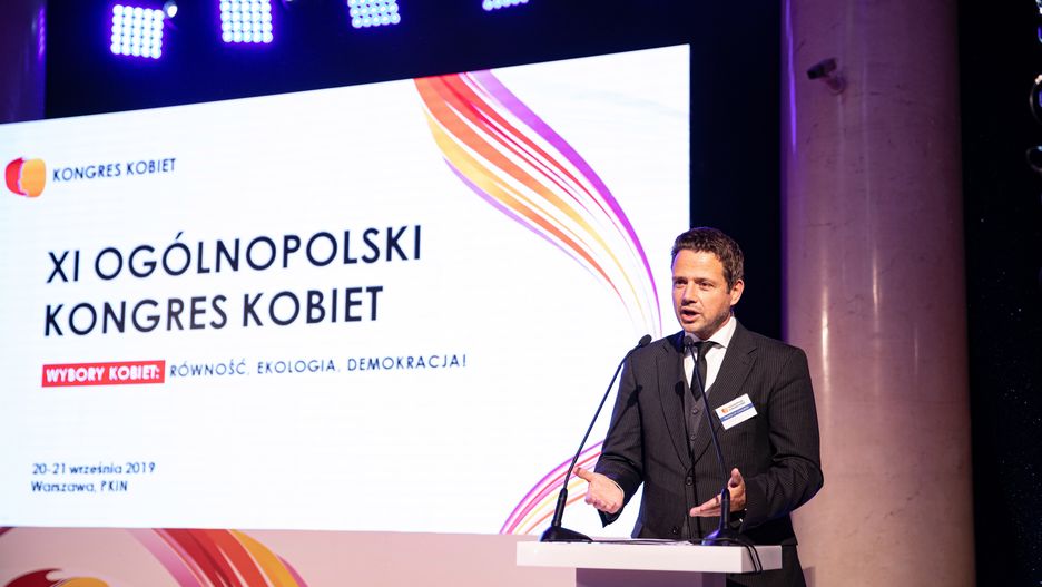 Rafał Trzaskowski na XI Ogólnopolskim Kongresie Kobiet