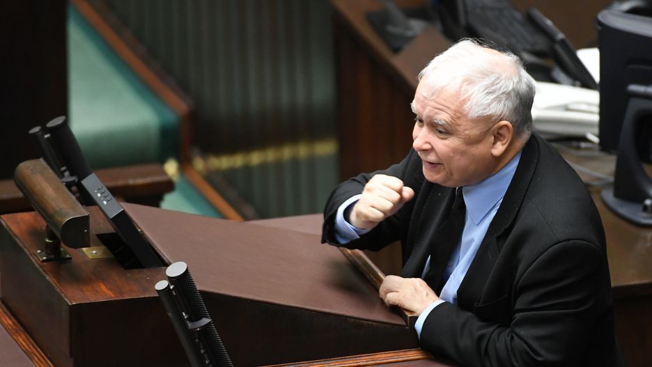 Jarosław Kaczyński w Sejmie 