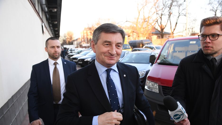 Marszałek Kuchciński przyjechał na Nowogrodzką