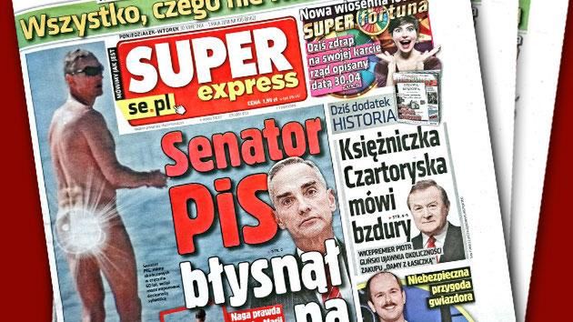 Jan Maria Jackowski zażywa podwójnej kąpieli nago