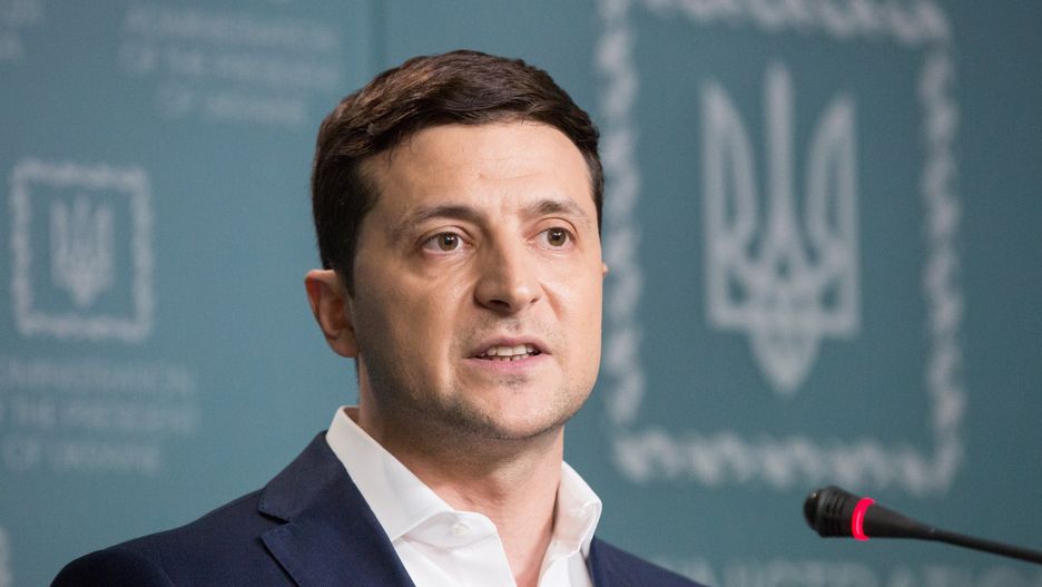 Prezydent Ukrainy Wołodymyr Zełenski