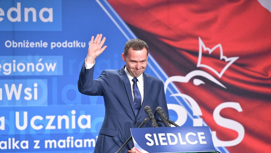 Karol Tchórzewski na konwencji wyborczej 
