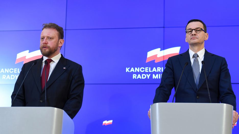Koronawirus w Polsce. Łukasz Szumowski i Mateusz Morawiecki