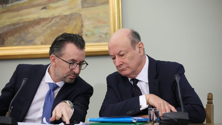 Jacek Rostowski razem z pełnomocnikiem Markiem Chmajem