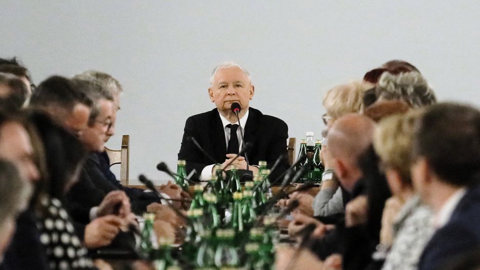 Jarosław Kaczyński mobilizował posłów do większej aktywności w kampanii