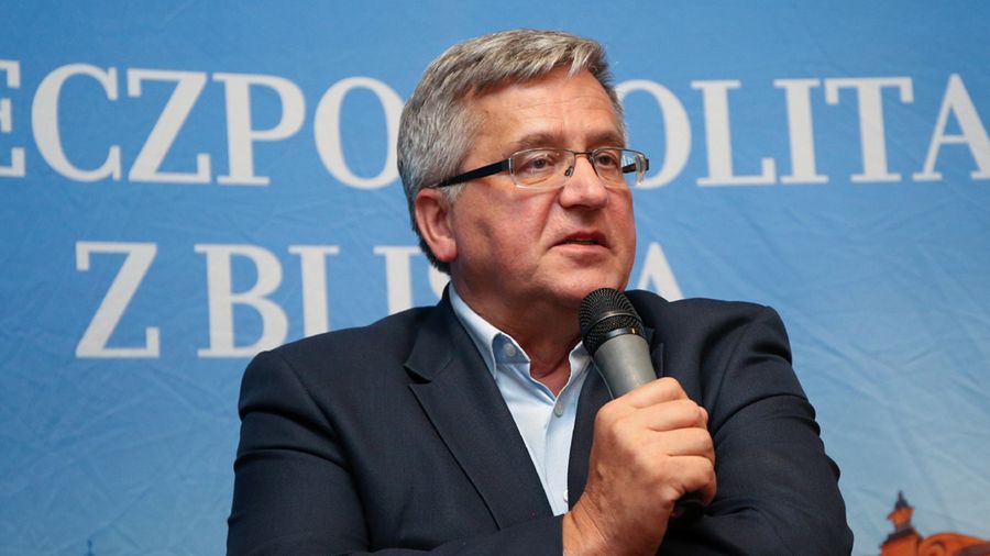 Bronisław Komorowski podczas debaty w Krynicy Zdrój