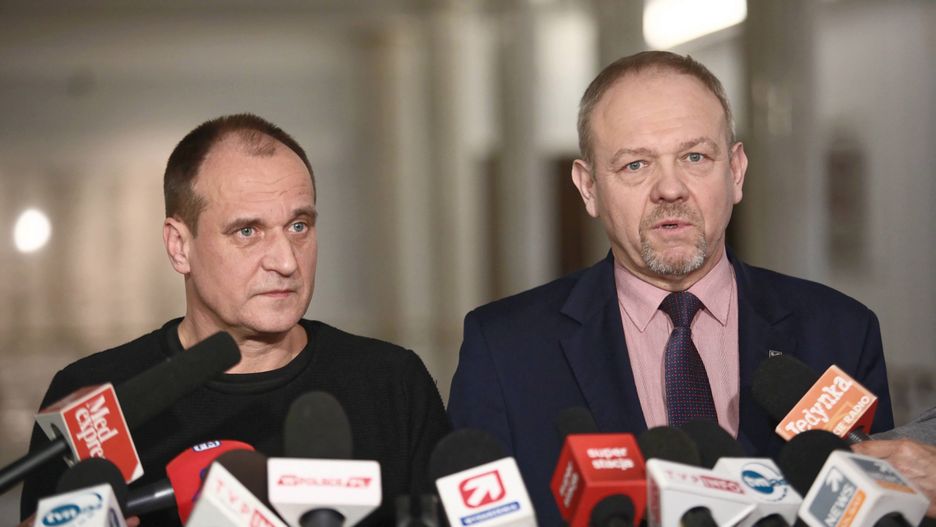 Paweł Kukiz i Jerzy Kozłowski, wiceszef klubu poselskiego Kukiz'15