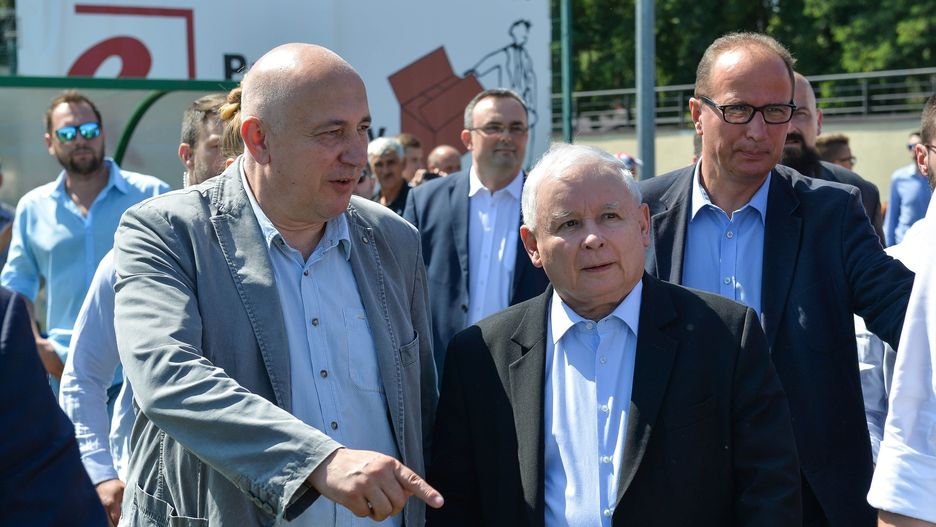 Joachim Brudziński i Jarosław Kaczyński