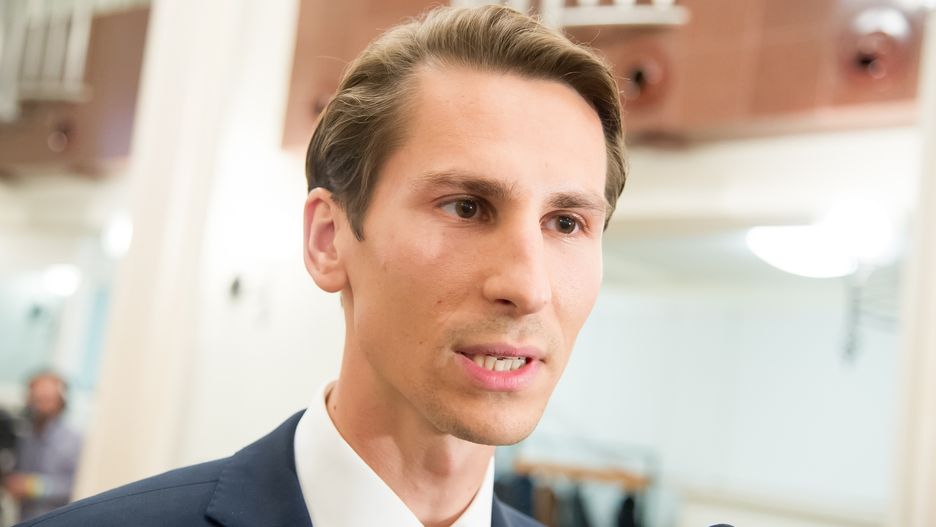 Radny PiS Kacper Płażyński