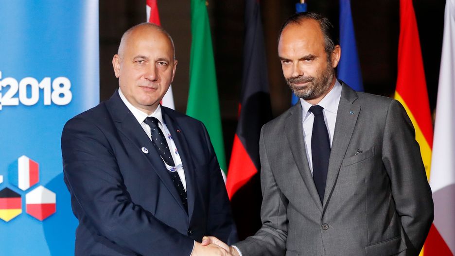 Joachim Brudziński na szczycie G6 w Lyonie 