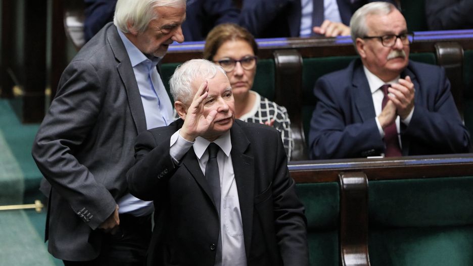 Jarosław Kaczyński w Sejmie